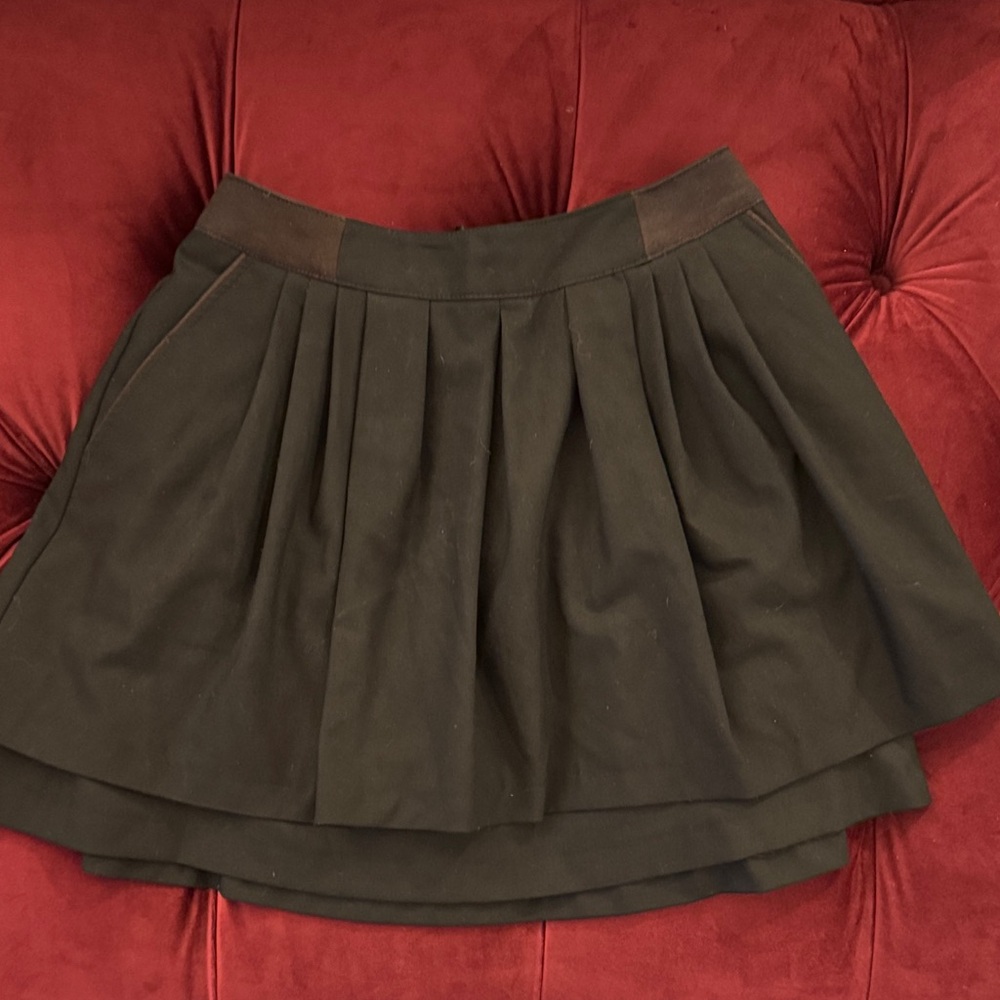 H&M Black Double Layer Skirt